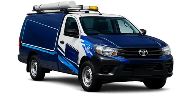 Service van on its way to a Gladesville job
